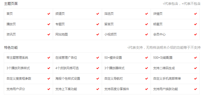苹果cmsV10超级主题带后台设置多功能主题第四套
